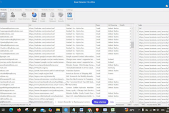 extract emails related with your business and niche