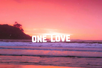 make music visualized lyric video