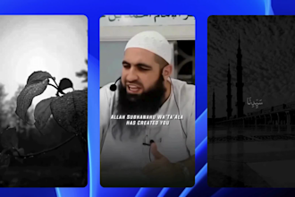 provide viral islamic reels, tiktok and youtube shorts