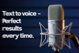 create a realistic, human like ai voiceover from your text
