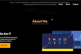design a personal portfolio design in react, next js