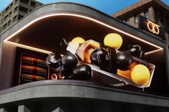 do 3d billboard product animation video 3d cgi anamorphic 3d product animation