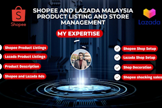 do shopee and lazada malaysia product listing and management