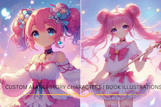 create stunning ai art of your book or story character