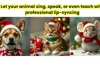 animate your pet or any animal photo into an animated talking and lip sync