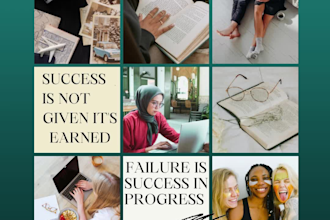design success, business,inspirational, love,graphic,selfcare quotes with logo