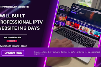 create a professional iptv website iptv reseller wordpress