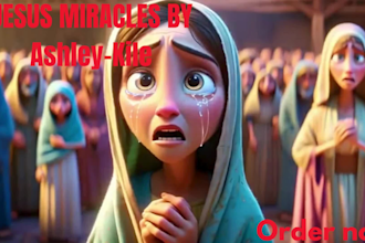 make an engaging ai generated bible story using the best ai engine