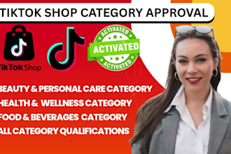 unlocked tiktok restricted categories and tiktok shop category approved