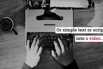 convert your article into video
