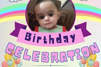 create an animated invitation video for birthday or party