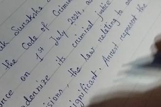 write anything with beautiful handwriting