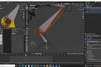 rig your 3d character, mechanical, custom object in blender