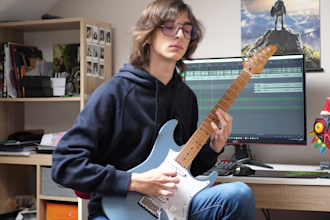 record a modern guitar part or solo for your song