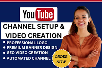 do youtube setup for cash cow channel you tube automation, motivational video