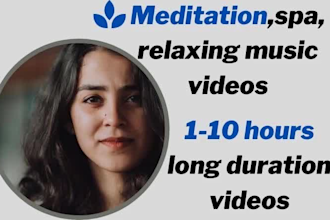 provide 50 meditation,nature,yoga relaxing music videos youtube