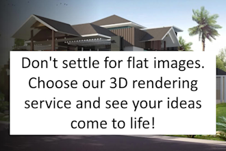 create 3d renderings for you plans, houses, garages, adu