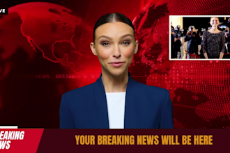 film a breaking news video with a spokesperson