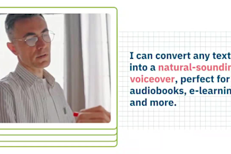 provide cheap human like male  female ai voiceover feels real human for