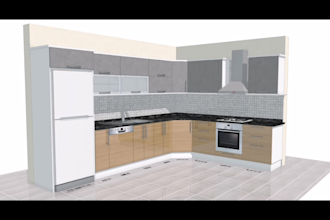 design kitchen design, kitchen cabinets, render, layout