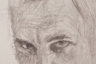 draw a custom portrait in pencil and ink for you