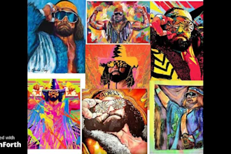 do old school pro wrestling impressions for your podcast