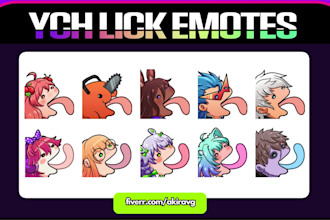 make a lick animated emote