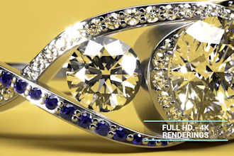 do video animation of your jewelry cad 3d model