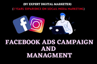 do facebook ads campaign setup and ads management