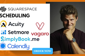 setup acuity scheduling calendly simplybook me vagaro setmore on squarespace