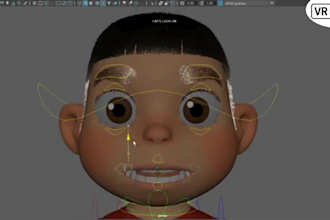 rig and create 3d character model, vrchat avatar in cinema 4d, blender