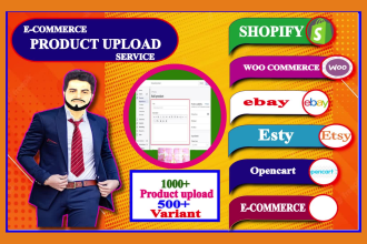 product upload to your woocommerce shopify store product listing import csv