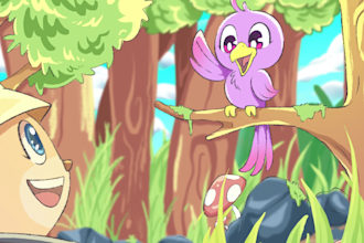 draw perfect children story book illustration and cover