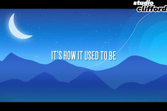 create 3d ai animated lyric music video for your song, ai cartoon music video