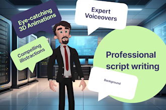 create a 3d animation explainer video