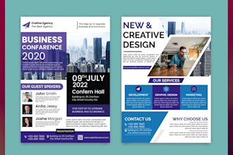 design marketing corporate business medical real estate dental healthcare flyer