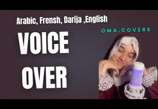 record a soft voice over in 4 languages