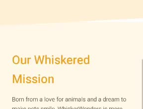 design a modern responsive pet service or grooming website