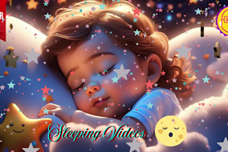 custom lullaby video for sweet dream and cherished memories