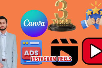 create editable canva video ads and  do canva video editing