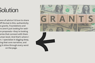 research and write grants