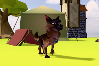 make a 3d animation in blender with your 3d character