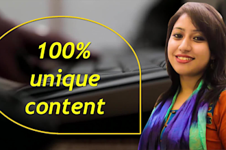 write SEO friendly website content