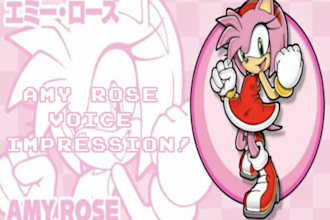 voice act amy rose from sonic the hedgehog
