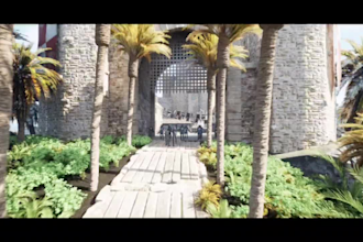 create and lighting 3d game environment level design landscapes, unreal engine 5