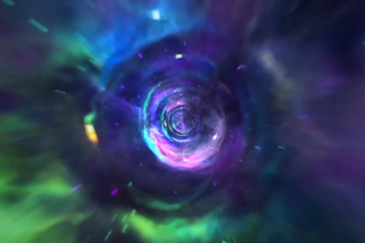 make wormhole logo reveal animation