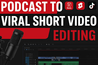 edit your podcast into viral short video