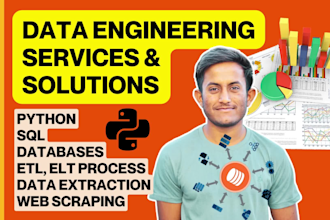 do data engineering project, python, sql, etl process, elt, extract, transform