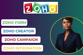 zoho campaign marketing automation zoho creator form API integration workflow
