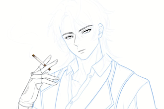 draw your oc or anime character in manhwa style